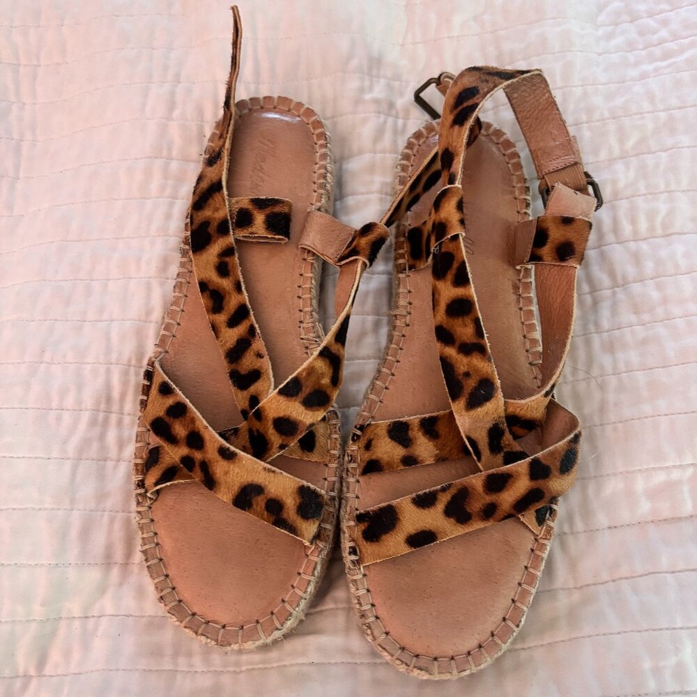 Madewell Leopard Print Sandals